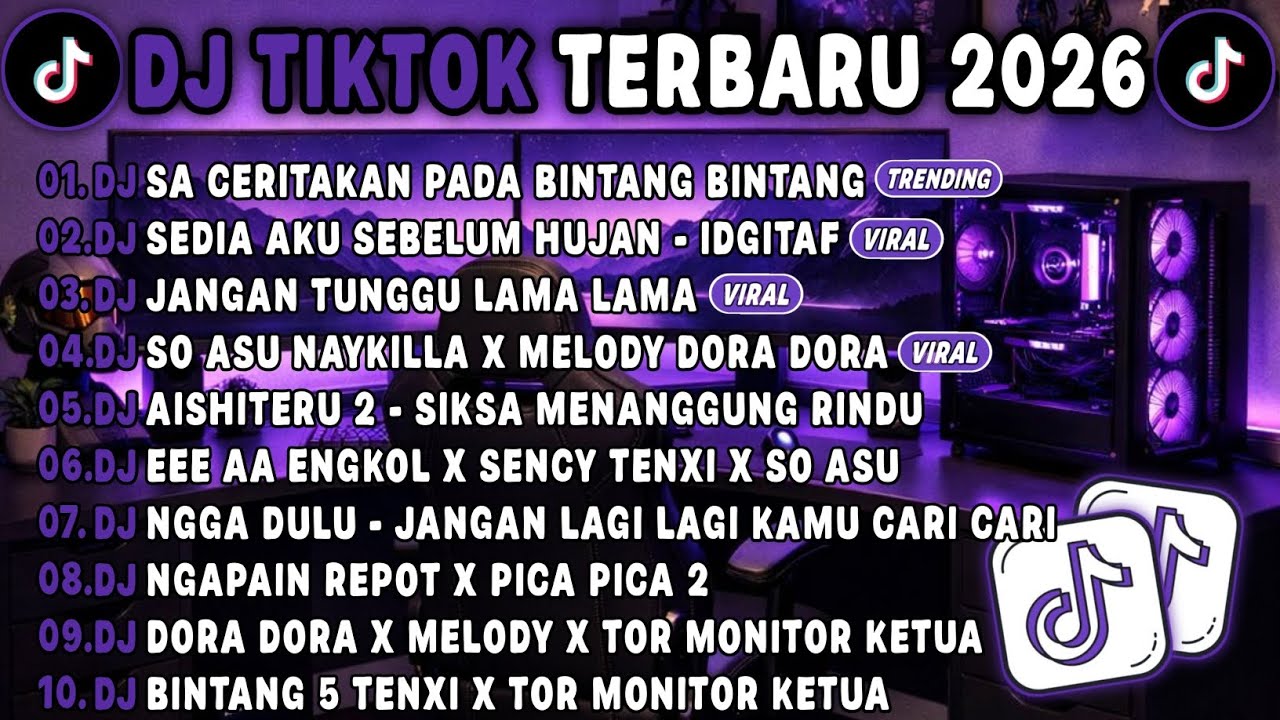 DJ TIKTOK TERBARU 2026🎵DJ SA CERITAKAN PADA BINTANG BINTANG🎵DJ SEDIA AKU SEBELUM HUJAN - IDGITAF