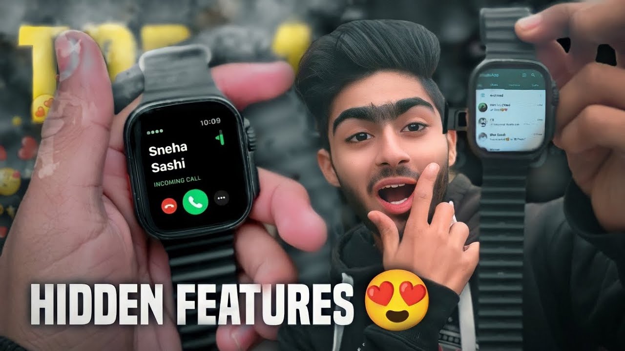 TOP 4 Hidden Features Of T800/T900 Ultra Smart Watch 2024 | Low Volume Problem Solved 💯😊 | You Look