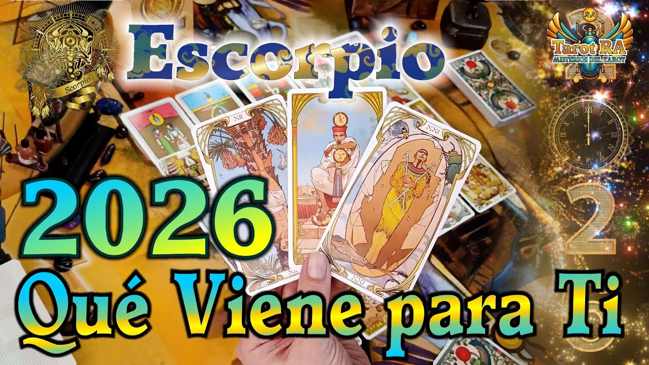 ♏ESCORPIO - HORÓSCOPO 2026 ¿Qué Trae para ti en el Primer Semestre de 2026 según el Tarot?♏