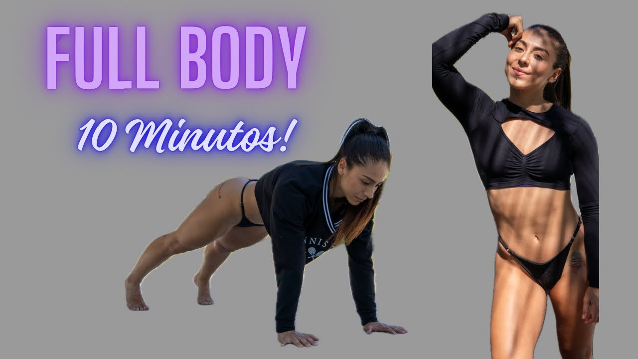 🔥 ENTRENAMIENTO Cuerpo COMPLETO de 10 MINUTOS | (Jumping Jacks, Sentadillas, Flexiones y Más)