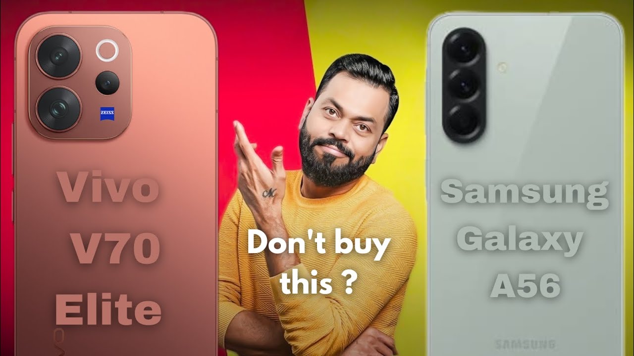 Vivo V70 Elite vs Samsung Galaxy A56 Speed Camera Battery Display Performance Comparison 2026