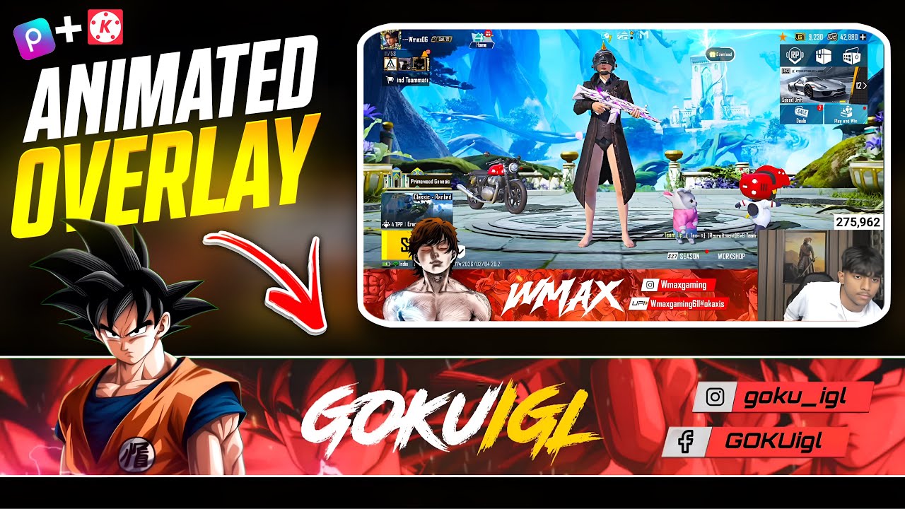 Make This Animated Overlay Like Wmax 🔥(easy tutorial)