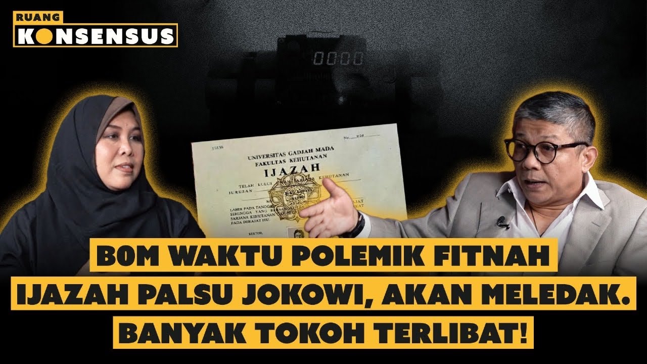 Dije Anak Jenderal Bongkar Dalang Soal Ijazah Palsu Jokowi❗ | Ruang Konsensus #budhiusmpiliang