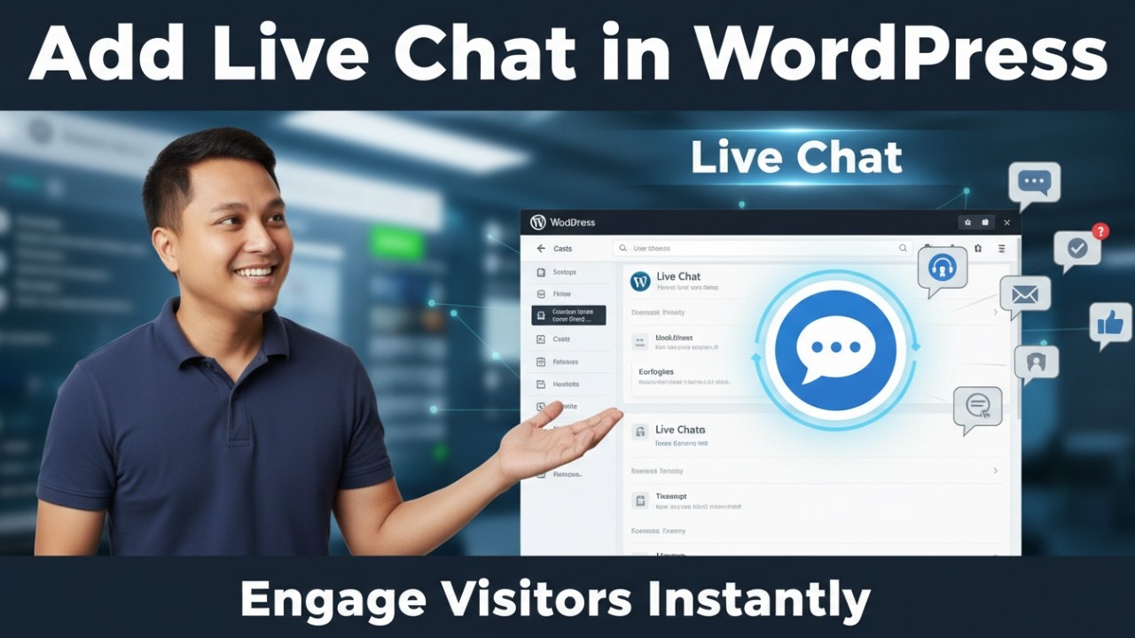 WordPress Live Chat Setup Tutorial | Add Chat Widget Easily