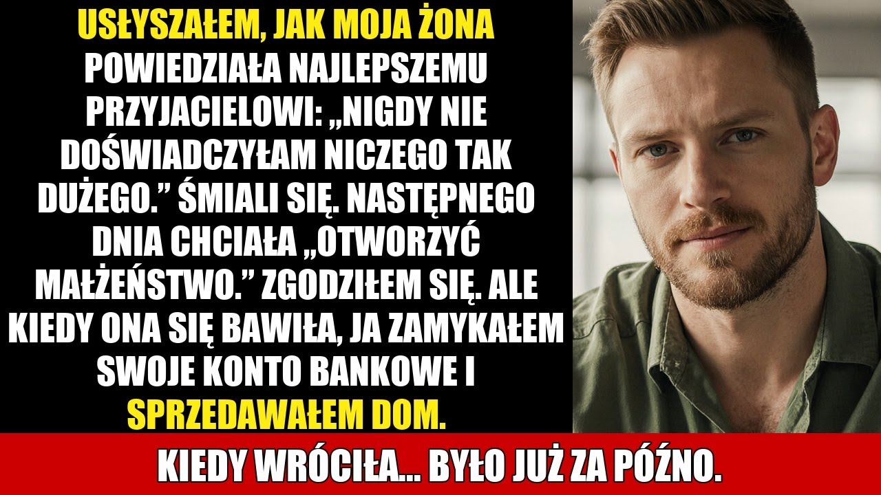 USŁYSZAŁEM, JAK MOJA ŻONA POWIEDZIAŁA NAJLEPSZEMU PRZYJACIELOWI: „NIGDY NIE DOŚWIADCZYŁAM NICZEGO...