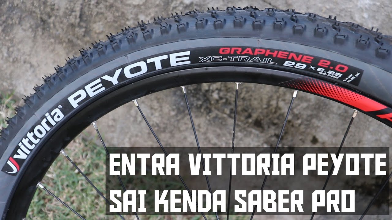 MUDANÇA NOS PNEUS DA MTB - ENTRA VITTORIA PEYOTE, SAI KENDA SABER PRO!