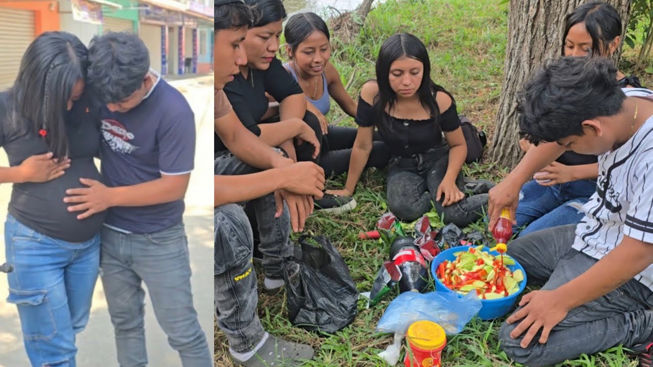 Meli Por su embarazo Le Dan Antojos De Comer Mango Y David Le Cumple Sus Caprichos🥰