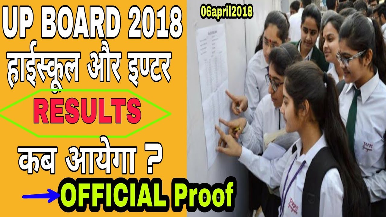 UP board class 10 and class 12 result 2018