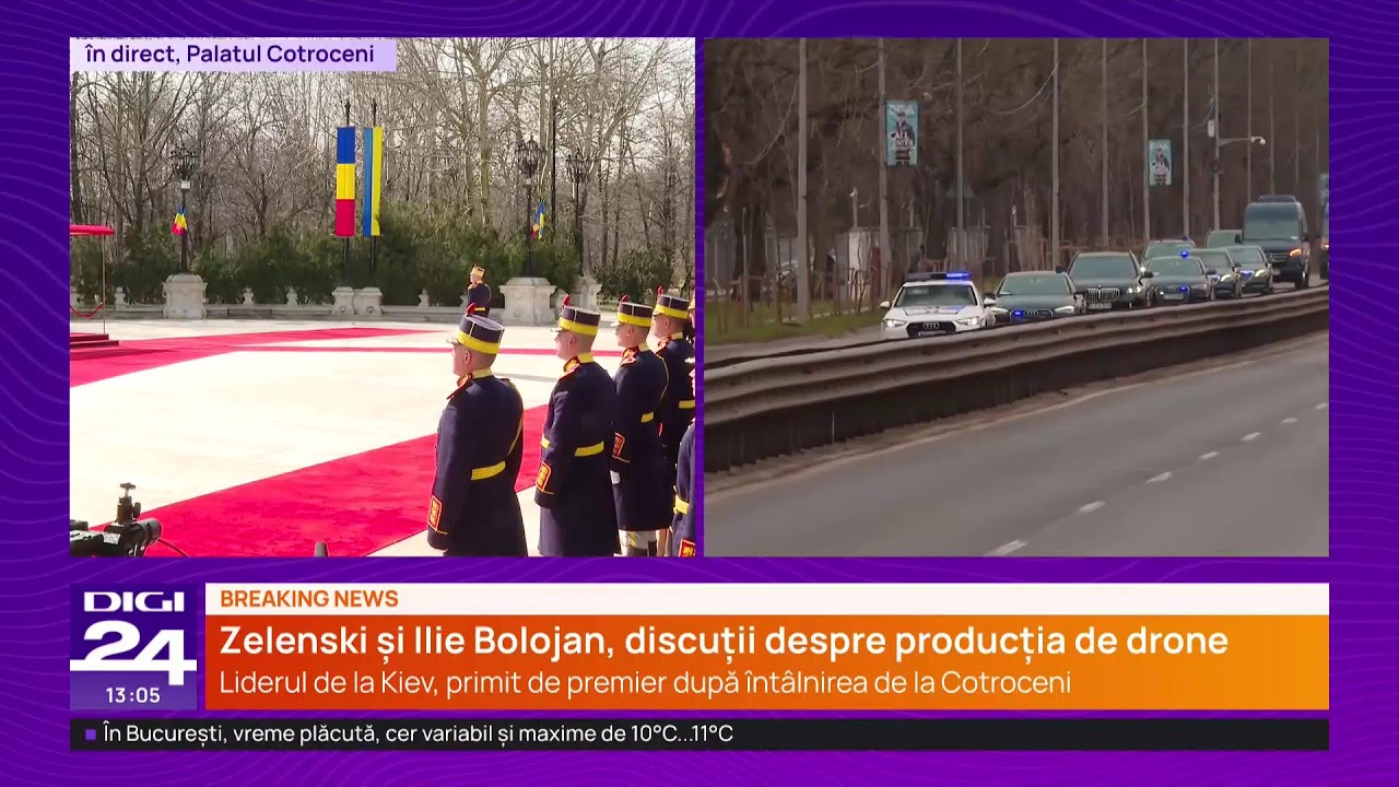 🟣 Știrile Digi24  de la ora 13  – 12 martie 2026