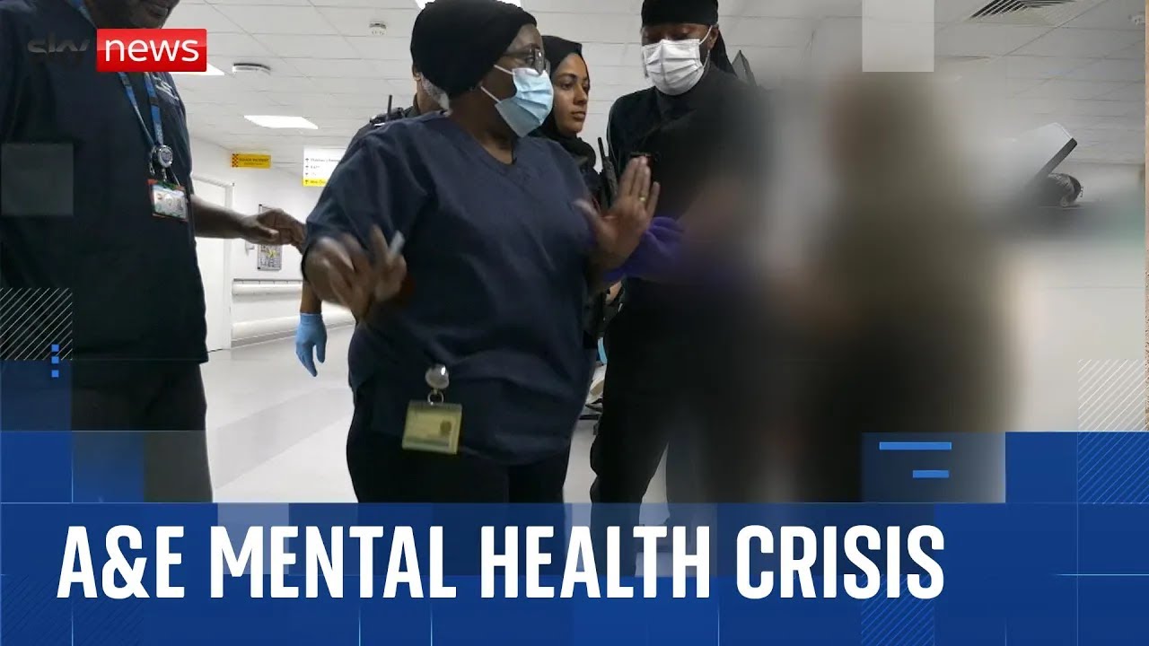 Sky News visits A&E ward in midst of a mental health crisis