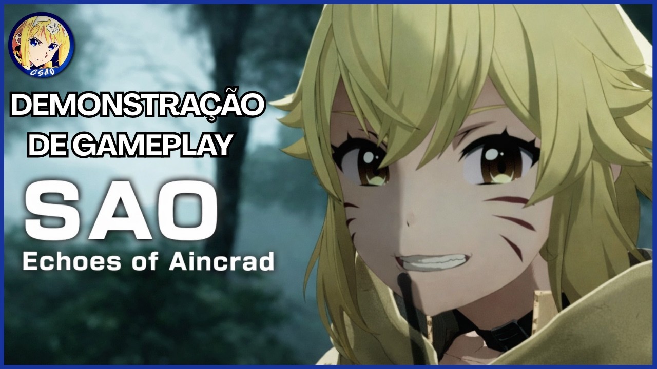 Demonstração de Gameplay do novo jogo de SAO ‘Echoes of Aincrad’