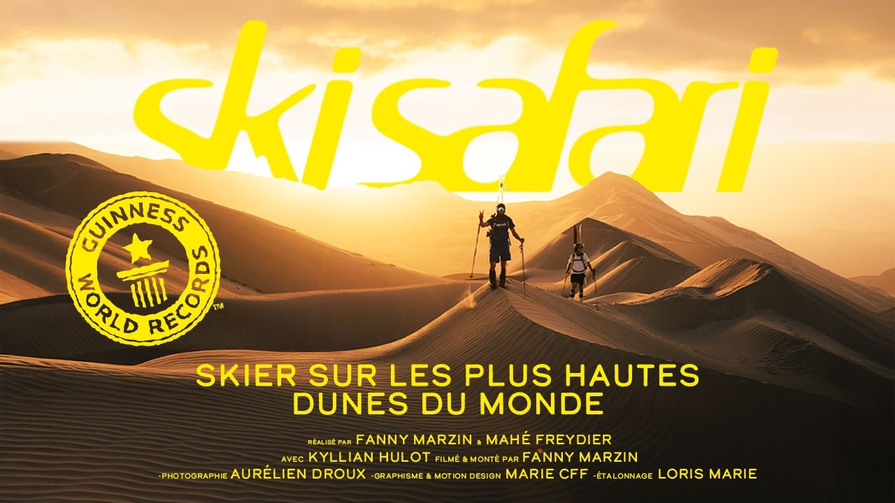 121 km/h sur sable ! (Record du Monde) - SKI SAFARI