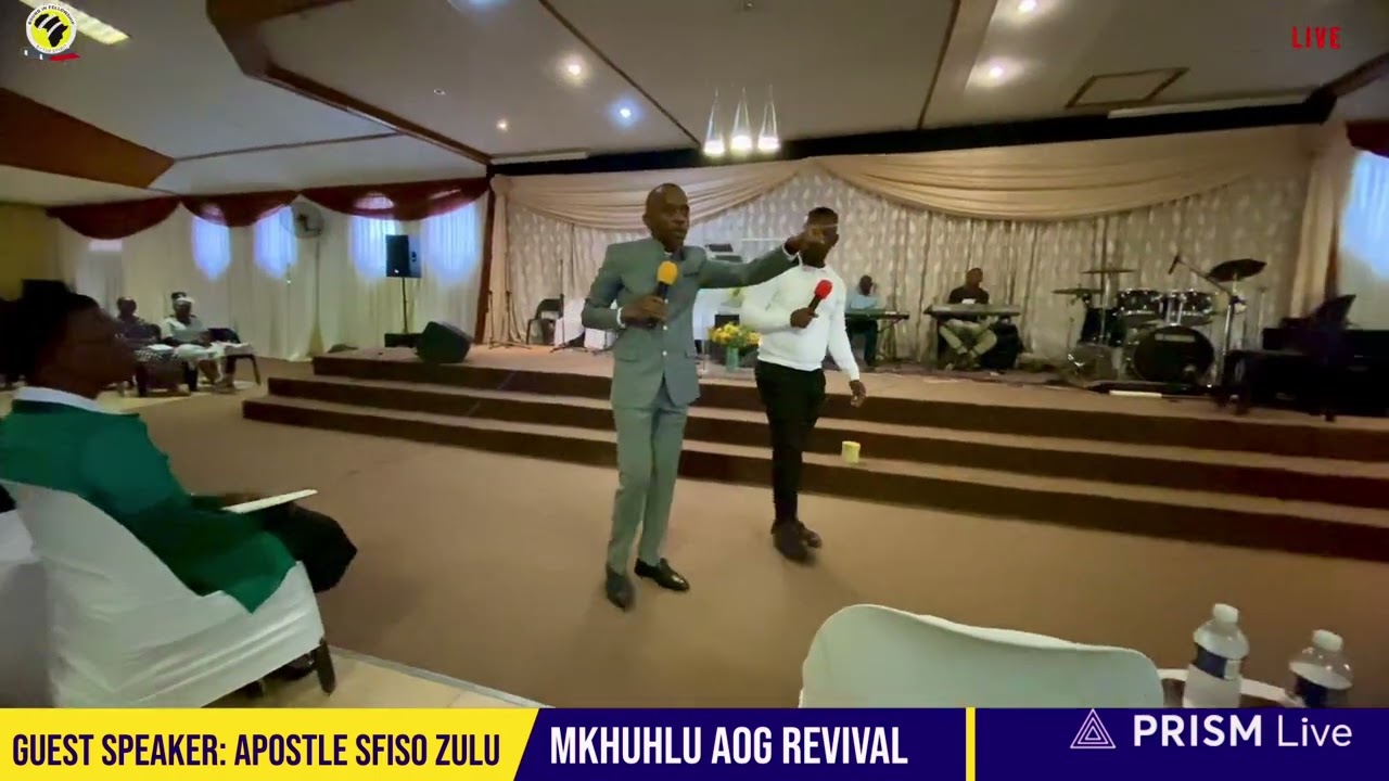 The manifestation of the Spirit with Apostle Sfiso Zulu