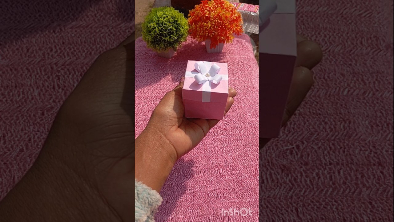 How to make DRY gift box with paper?🎁