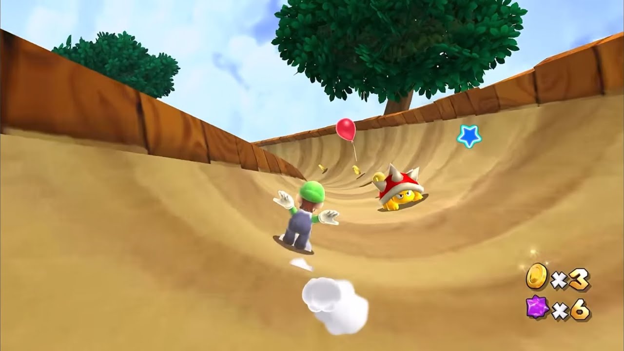 Super Mario Galaxy 2 Walkthrough- &lsquo;Tall Trunk&rsquo;s Big Slide&rsquo;