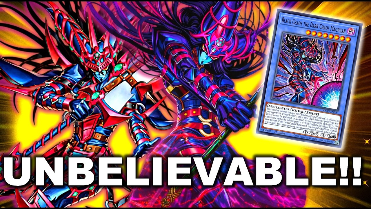 THESE CARDS ARE BROKEN IN DARK MAGICIAN!! BLACK CHAOS THE DARK CHAOS MAGICIAN DECK 2026! #masterduel