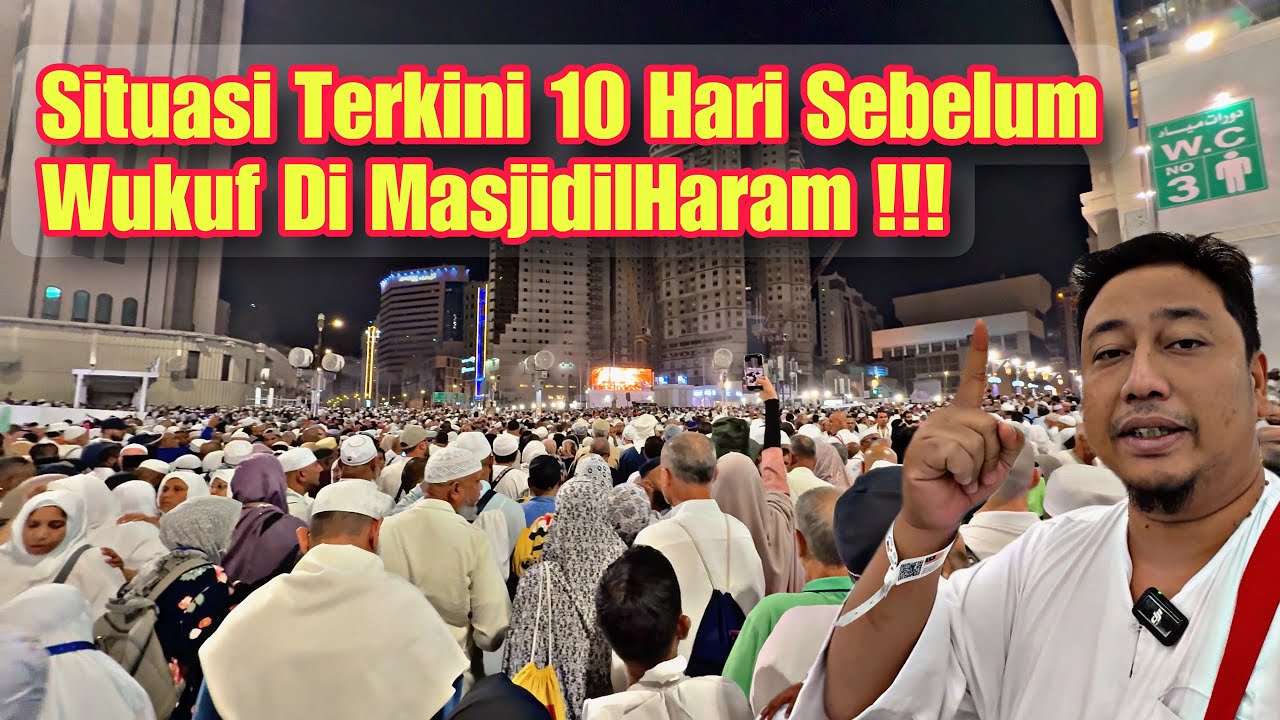 MasjidilHaram Dah Mula Padat Tapi Tak Sepadat Biasa !!!