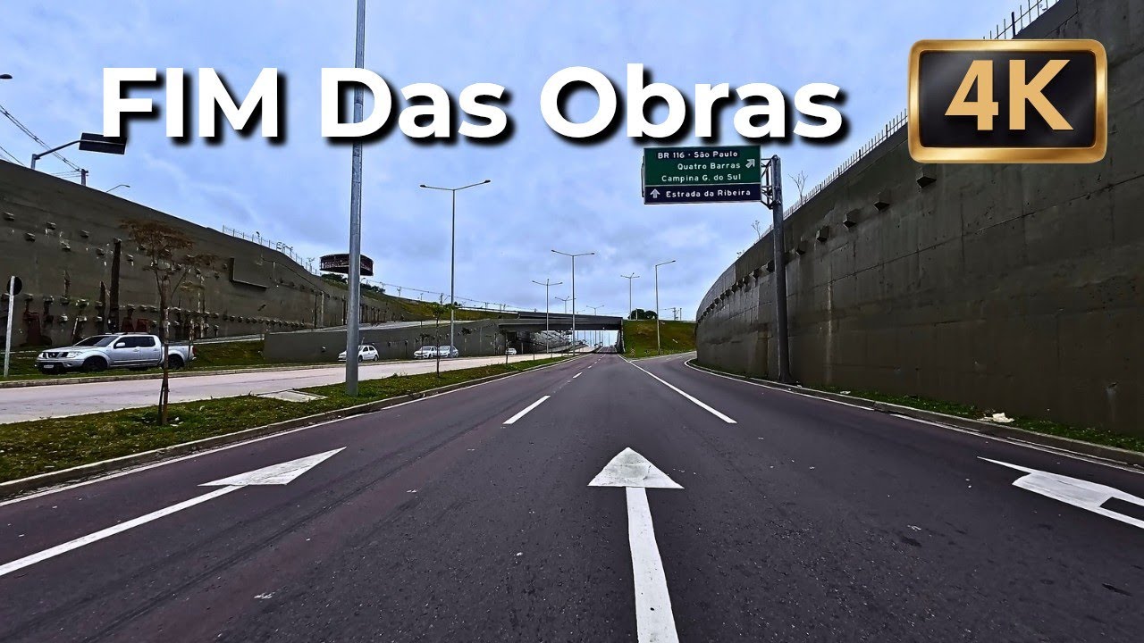 De carro pela linha verde até o novo trevo do atuba