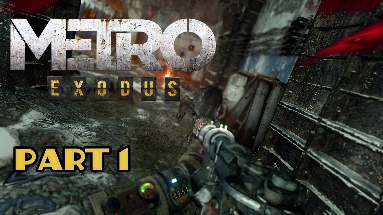 Metro Exodus Gameplay on the PS5 - Part 1Some Mutated Animals!!!