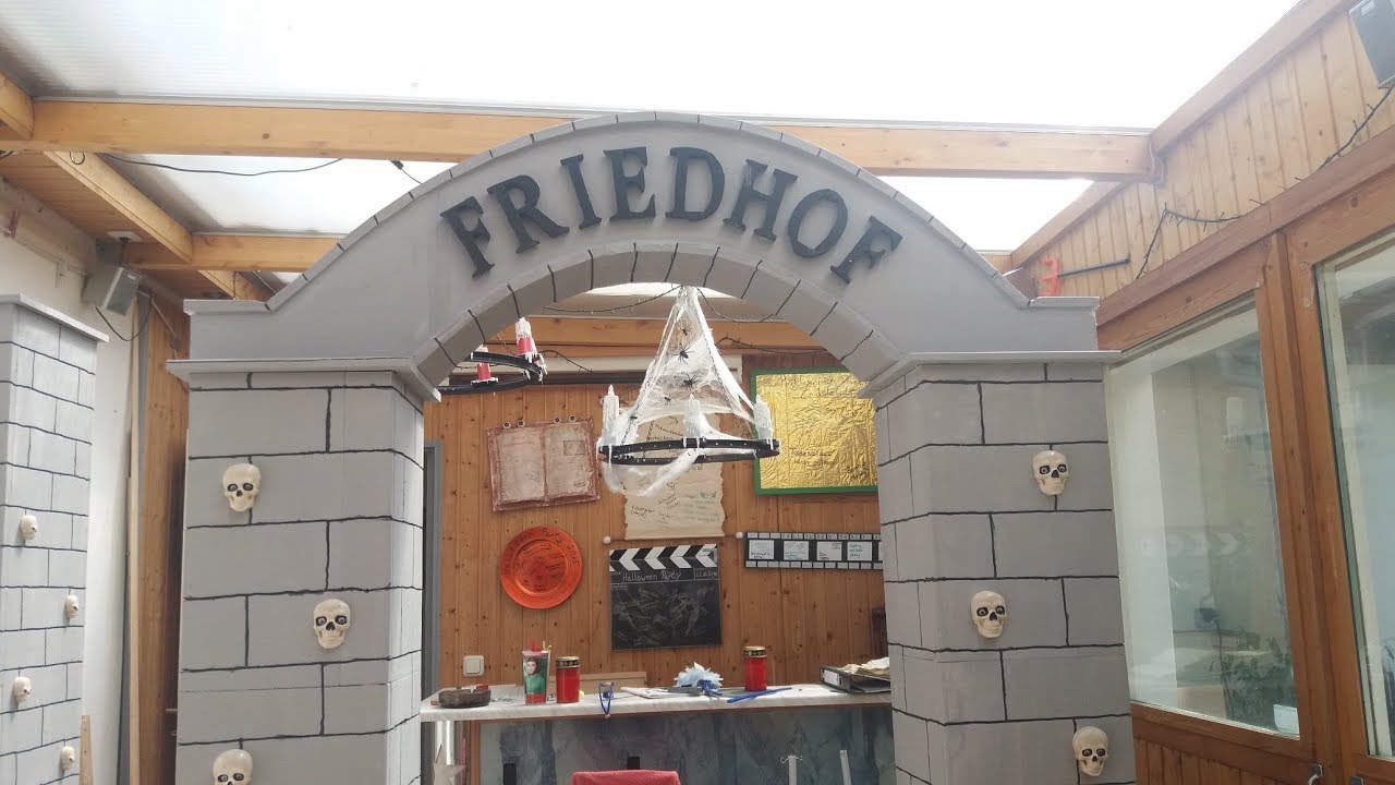 Halloween Friedhofs Zaun