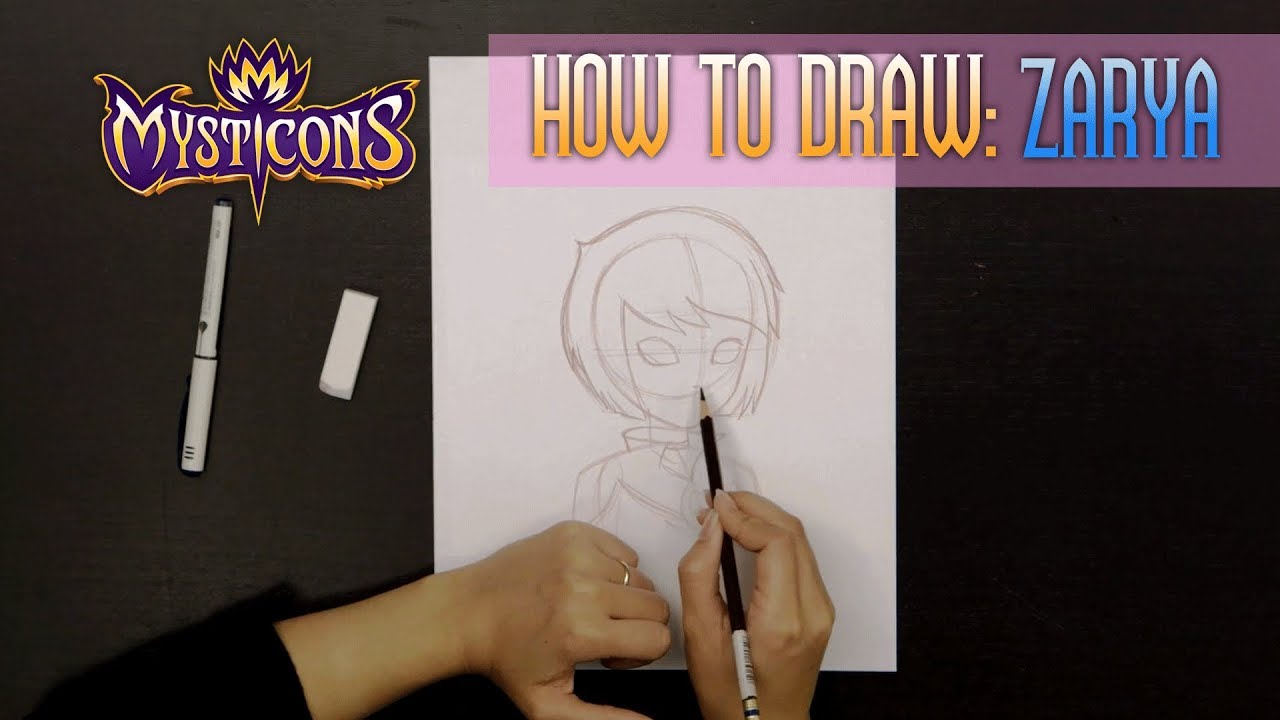 MYSTICONS | How To Draw Zarya! | Zarya Week! 🐺🐺🐺 | Saturdays @ 8:00AM on Nicktoons!