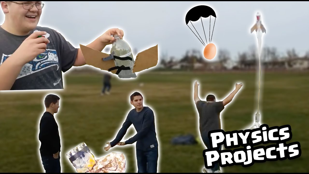 Water Bottle Rockets, But With Egg Capsules | Physics Projects