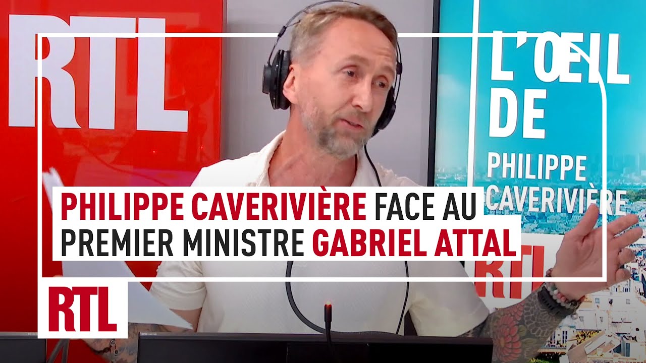 Philippe Caverivi&egrave;re face au Premier ministre Gabriel Attal