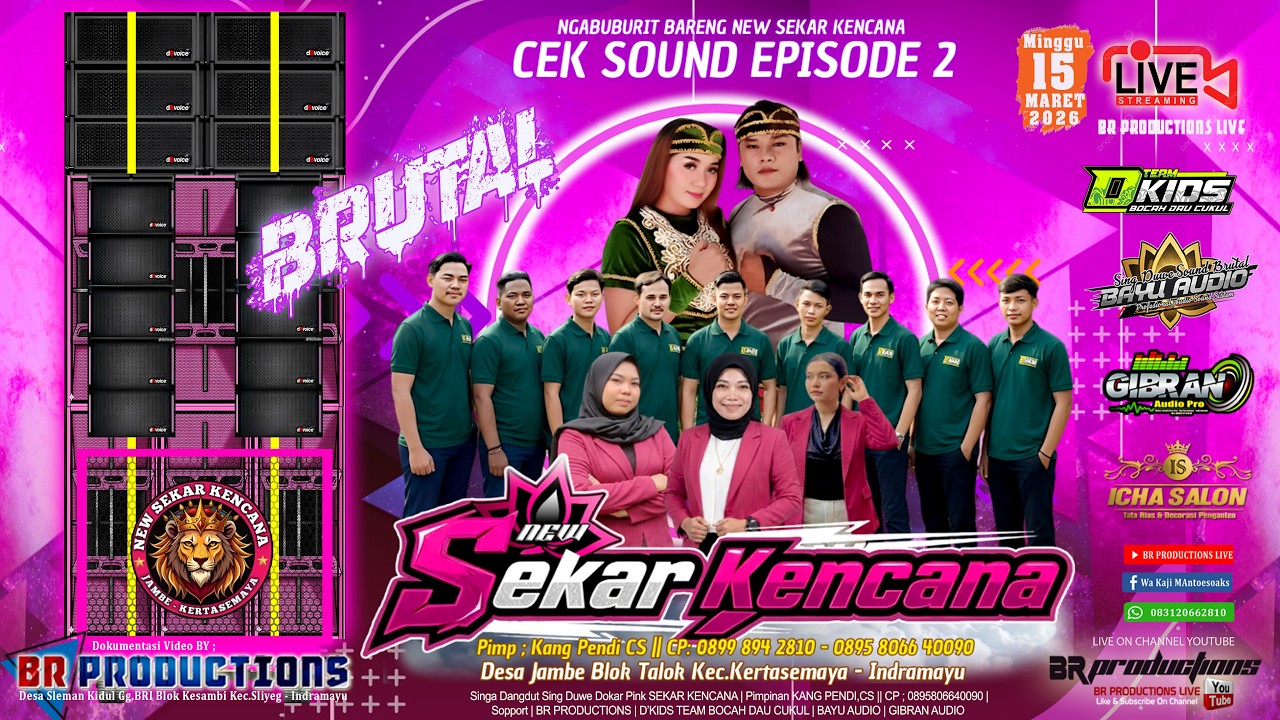 🔴[LIVE] NEW SEKAR KENCANA ( EDISI CEK SOUND EPISODE 2) JAMBE. 15 MARET 2026 (BAYU AUDIO)
