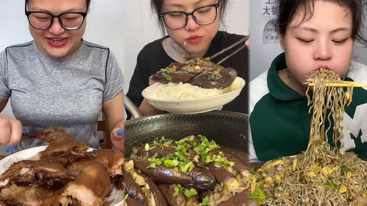 Mukbang food challeng new with real sound 