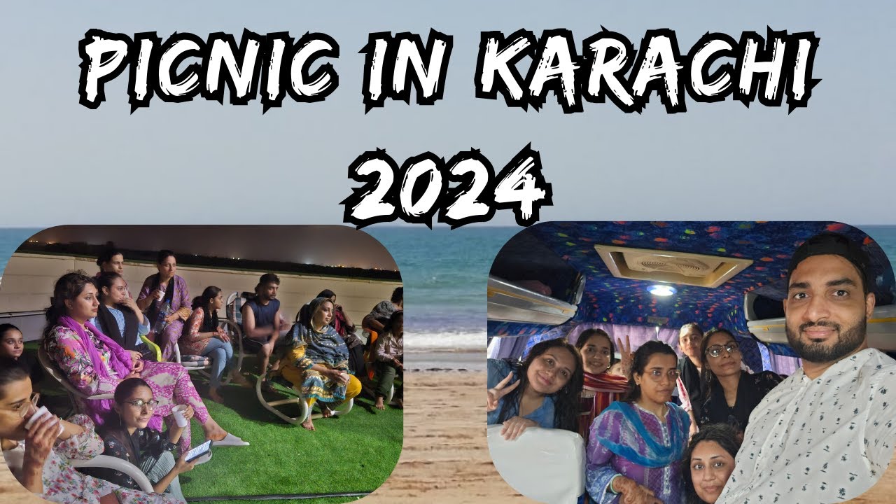 Picnic at Sandspit Beach Karachi Pakistan | Night Stay in a Hut, Dance & Fun Moments
