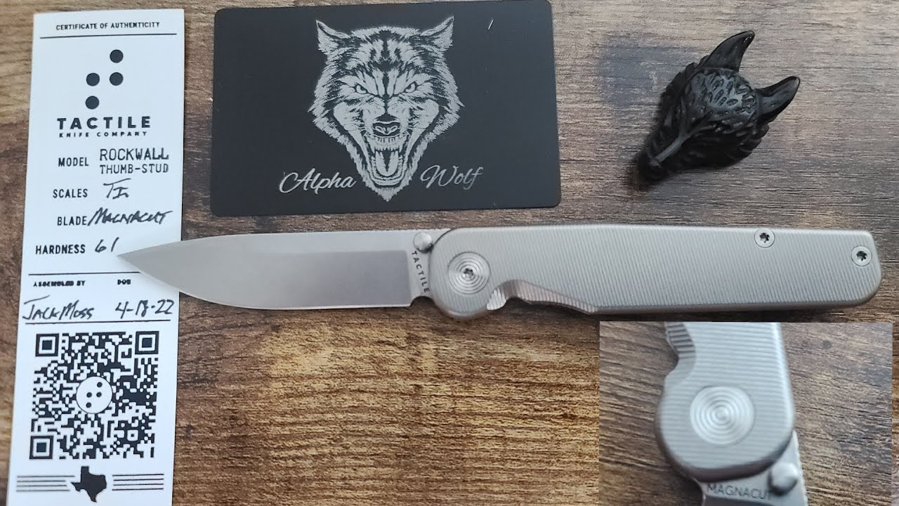 046 Tactile Knife Co. Rockwall... Not yo mothers kitchen knife 😂