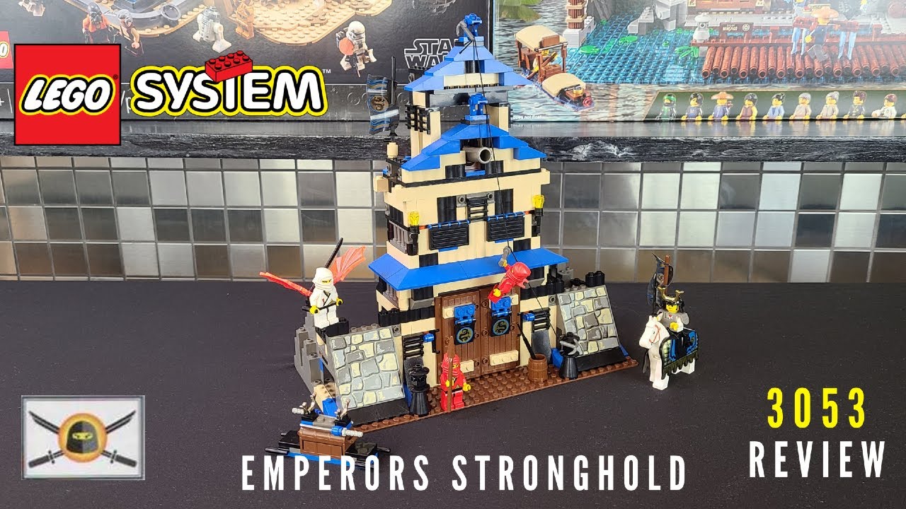 LEGO Ninja Emperors Stronghold 3053 Review!