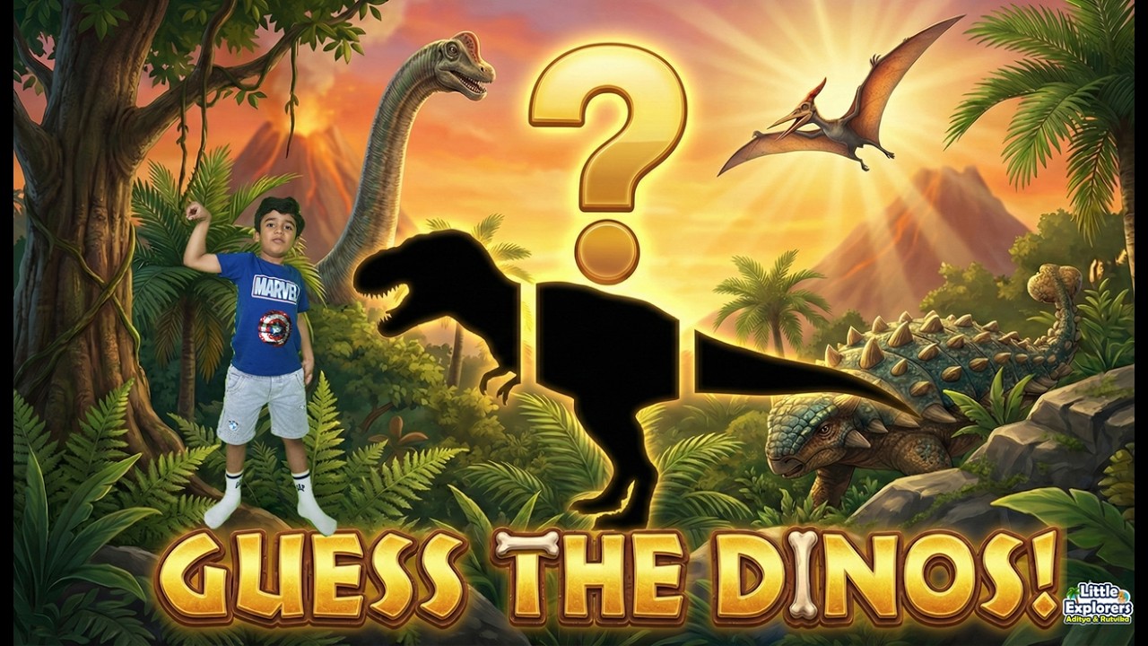 Who's That Dinosaur? 🦕 🦖 Fun Shadow Game! (Fun Family Quiz)