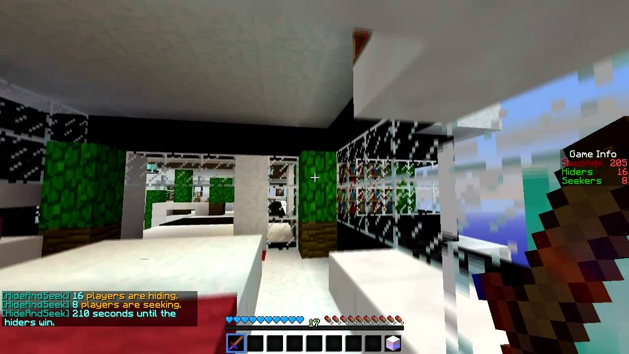 Minecraft: Hide and Seek w/ screamking1337, Spenser - SCREAM SZUKAJ!