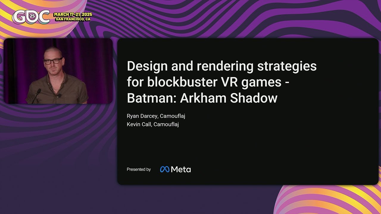 Design and Rendering Strategies for Blockbuster VR Games - Batman: Arkham Shadow