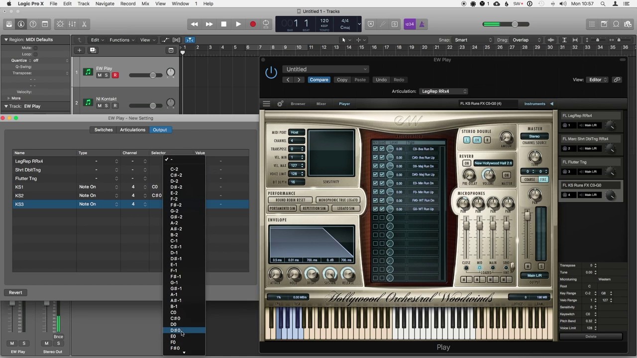 Advanced Creating Custom Articulation Sets in Logic Pro 10.4