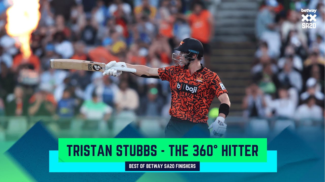 The Best of Tristan Stubbs - Sunrisers' 360° hitter | Betway SA20