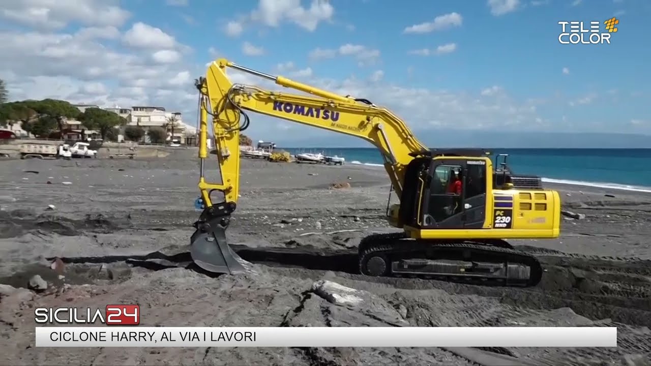 Partono i cantieri dopo il ciclone Harry