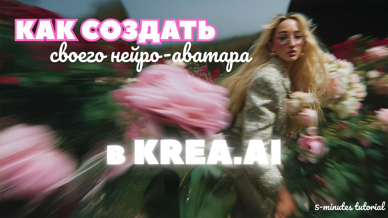 КАК СОЗДАТЬ СВОЮ МОДЕЛЬ В KREA.AI