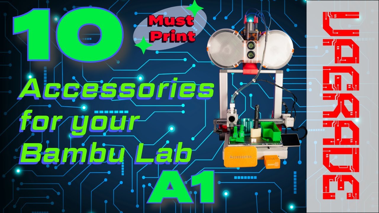 10+ Accessories and Upgrades for the Bambu A1 including Top Mount AMS / Ultimate Filament Spools