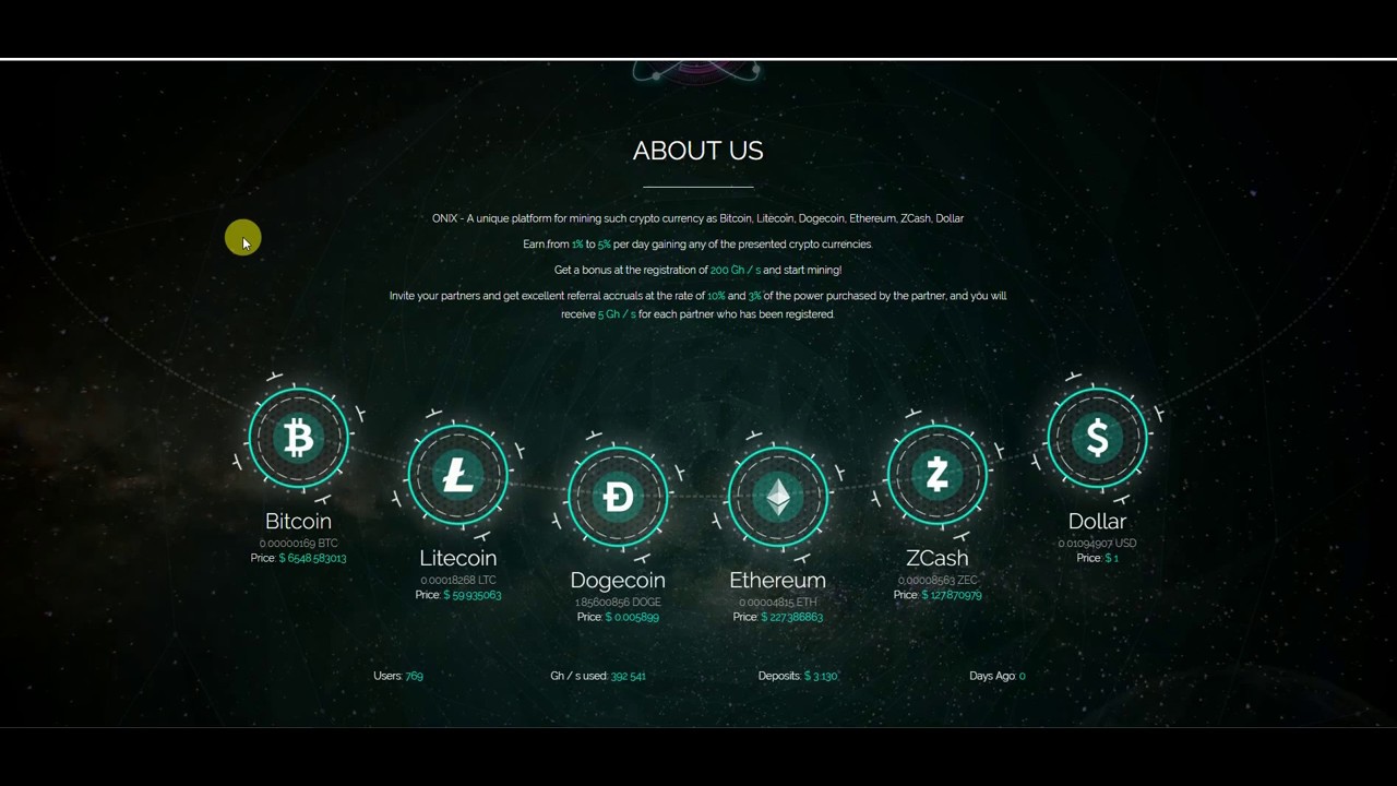 Free Cloud Mining | 200 Ghs Free bonus | #BTC #LTC #ETH #ZEC #DOGE #USD