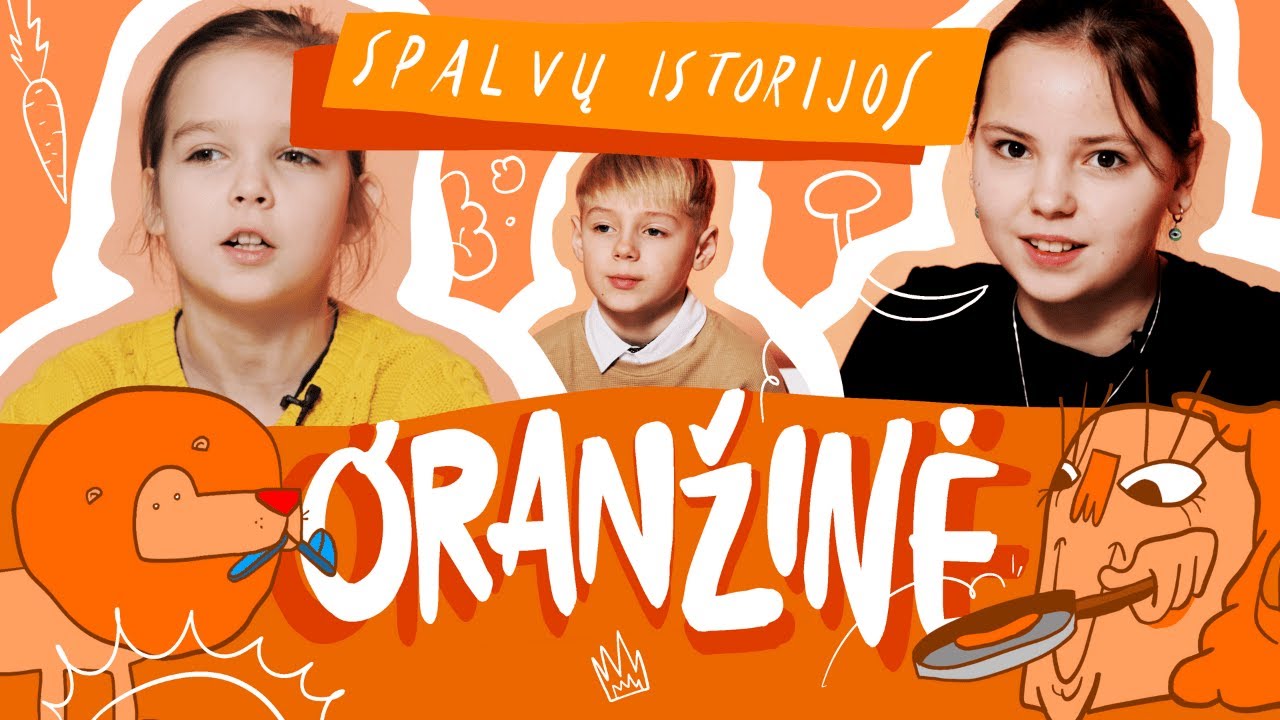 Oranžinė 🟧 Spalvų istorijos | LRT VAIKAI