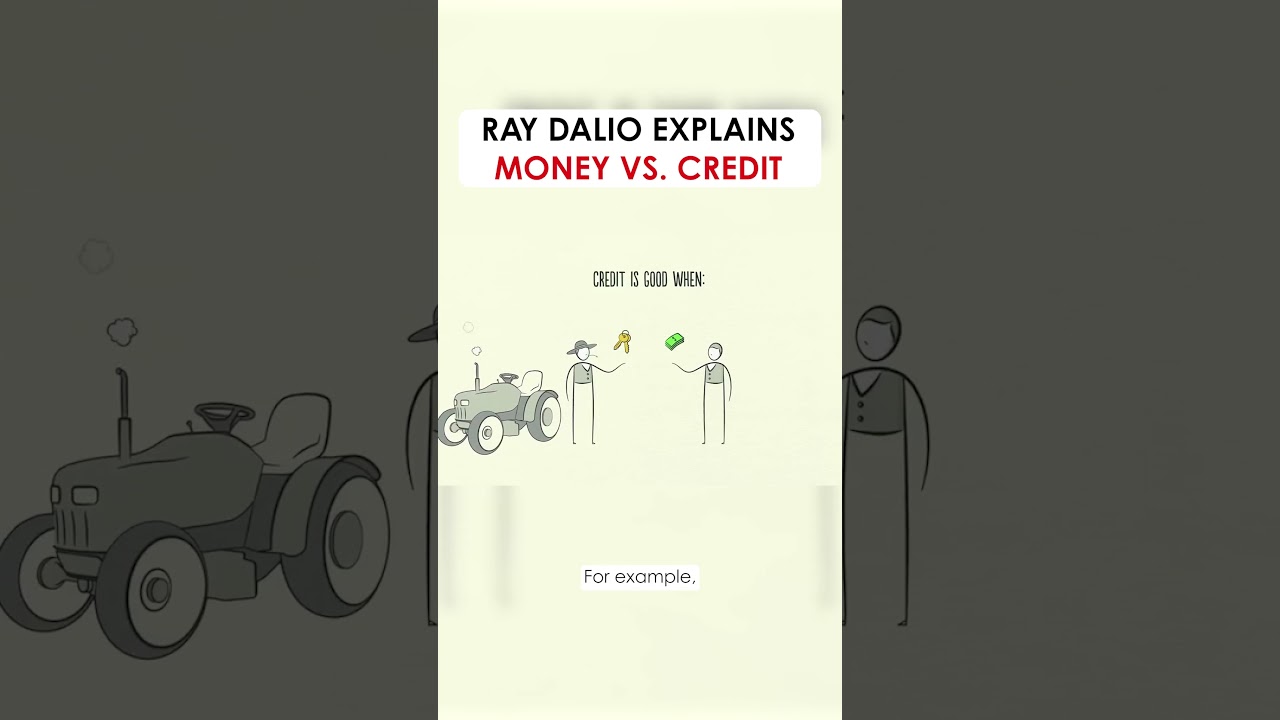 Ray Dalio Explains Money vs. Credit