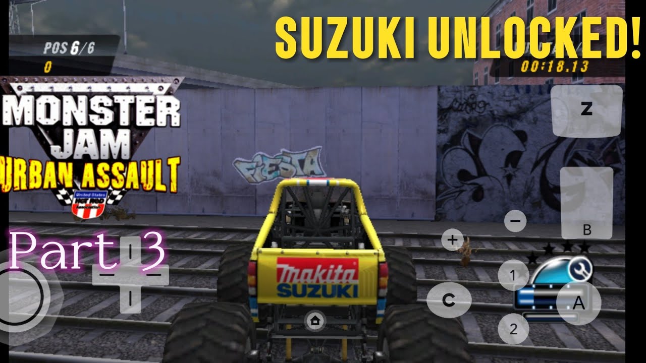 Suzuki Unlocked! Monster Jam: Urban Assault Part 3