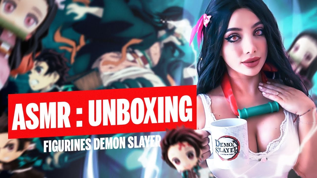ASMR |  unboxing Demon Slayer (soft spoken)