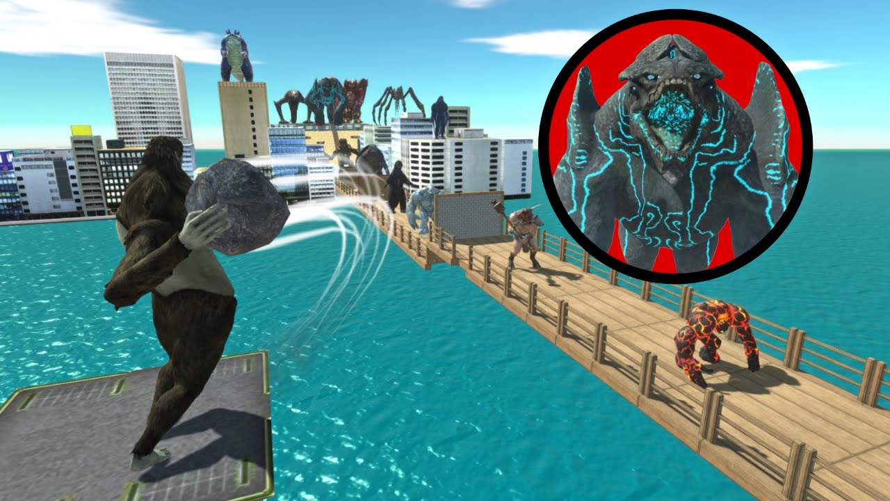 BEAST TITAN DEATHRUN FOR RESCUE ARMORED TITAN - Animal REvolt Battle Simulator
