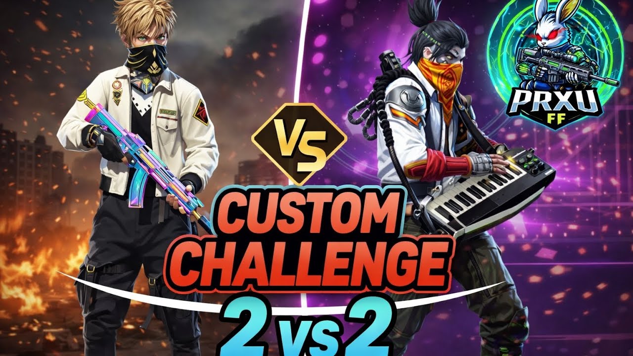 Custom challenge, headshot artist   vs.  6 year old player, wait and watch full video of free fire ,