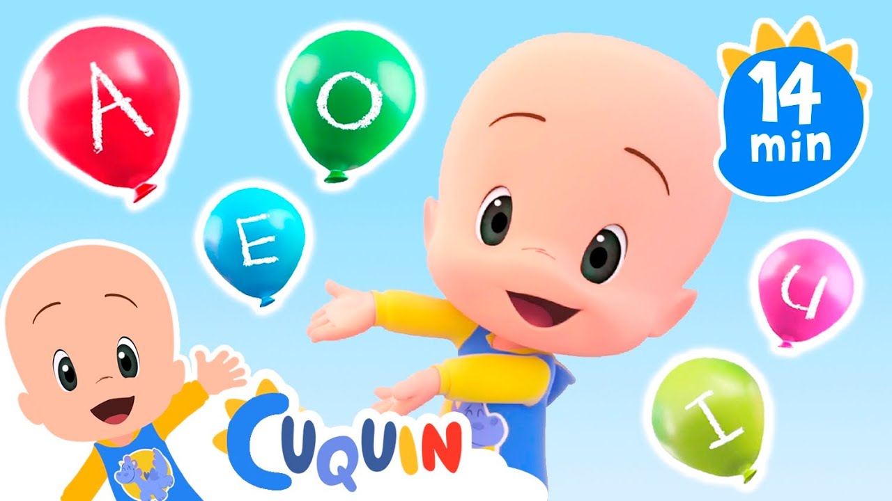 Aprenda as vogais com os balões do Cuquín | Aventuras educativas de Cuquin