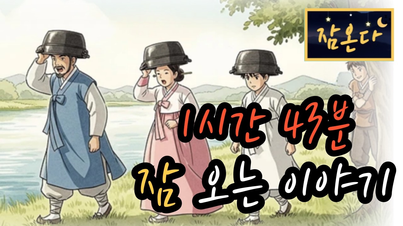 [잠온다🌜]강물 속 보물을 찾으러 간 양반 외 | 잠들기 좋은 옛날이야기 | 수면유도 오디오북 | 불면증 극복 | 편안한 옛날이야기 ASMR