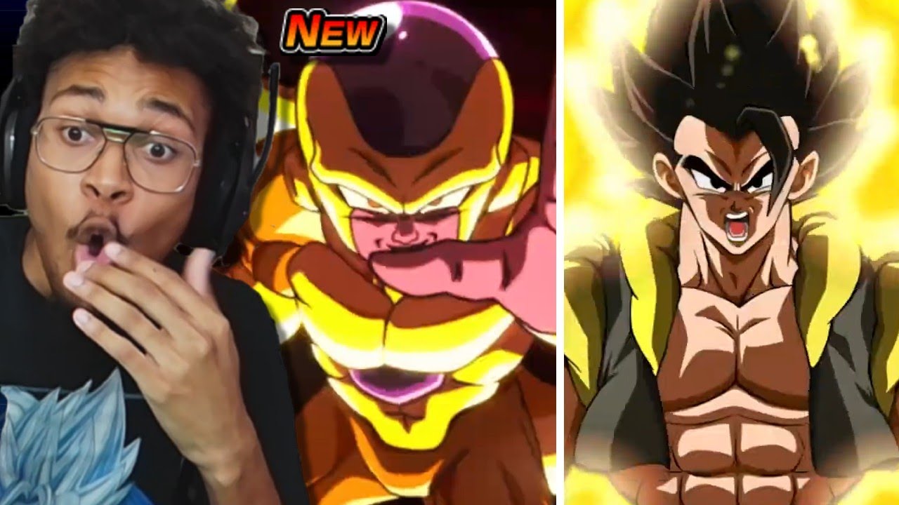 NEW LR Gogeta + Golden Frieza Reveal and Reaction on Dokkan Battle! (...3rd Gogeta btw)